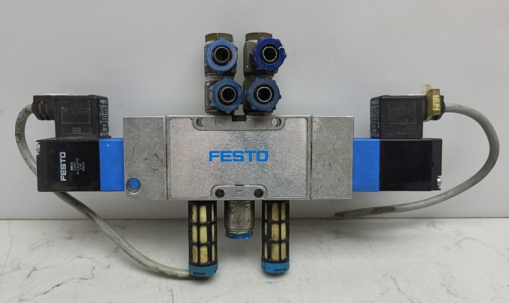 Festo MVH-5/3G-1/4-B Pneumatic Solenoid Valve MSV-3 19138