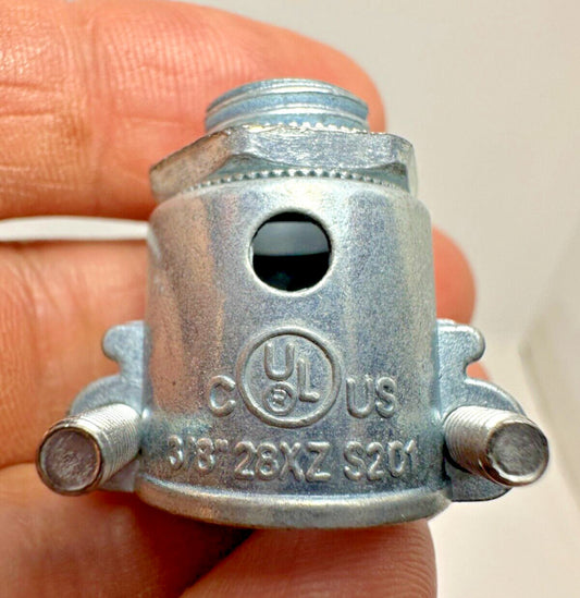 23pc Sigma ProConnex 3/8" Die Cast Zinc Clamp-On Connector Conduit Fittings