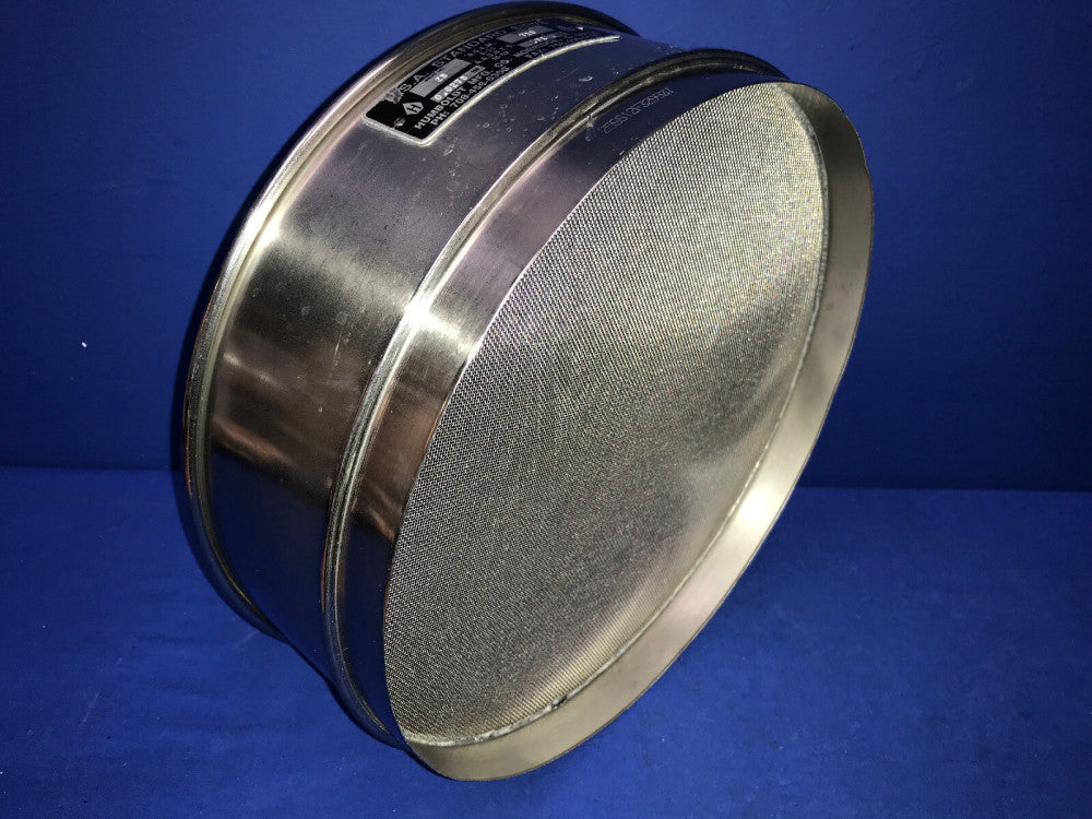 HUMBOLDT No. 25 USA Standard Testing Sieve, STAINLESS STEEL 12"Dia x 3-1/4"Deep