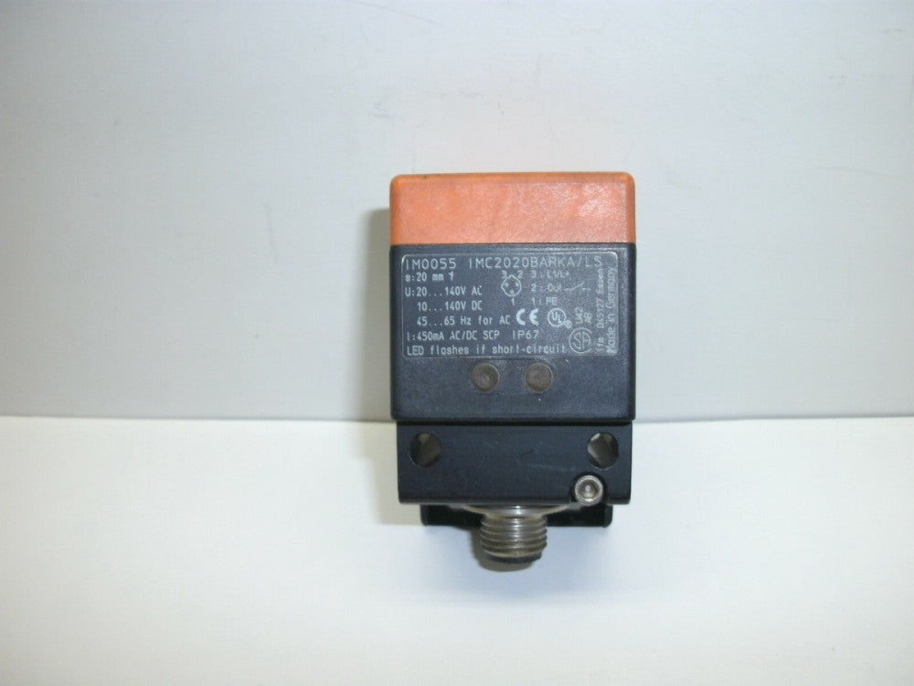 IFM EFECTOR IM0055 IMC2020BARKA/LS INDUCTIVE SENSOR 20 mm 20-140VAC 10-140VDC 