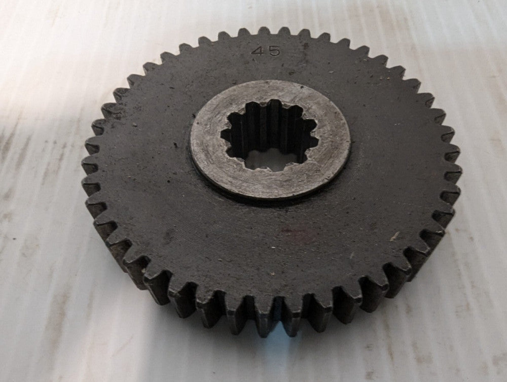 45 Tooth Gear 3" Outer Diameter  11 Tooth .75" Bore .5" Thick