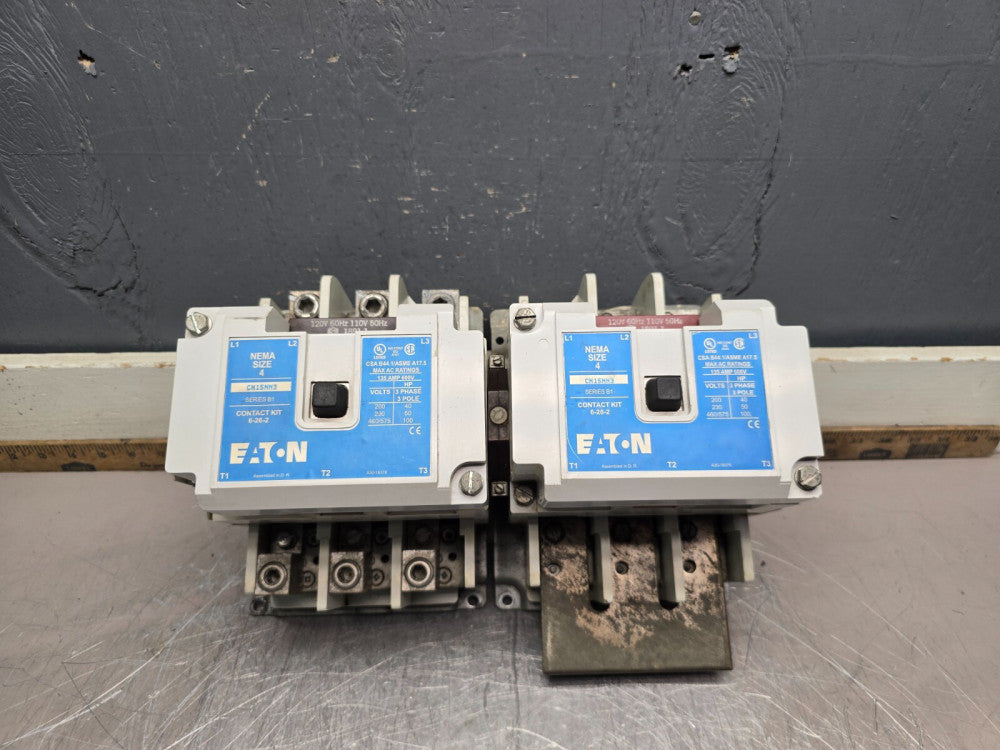 EATON / CUTLER-HAMMER CN15NN3 , SZ 4 REVERSING CONTACTOR, TAKEOUT!   MAKE OFFER!