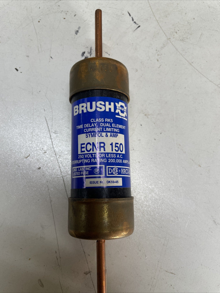 BRUSH  ECNR150 Time Delay Duel Element Fuse  150A 250V