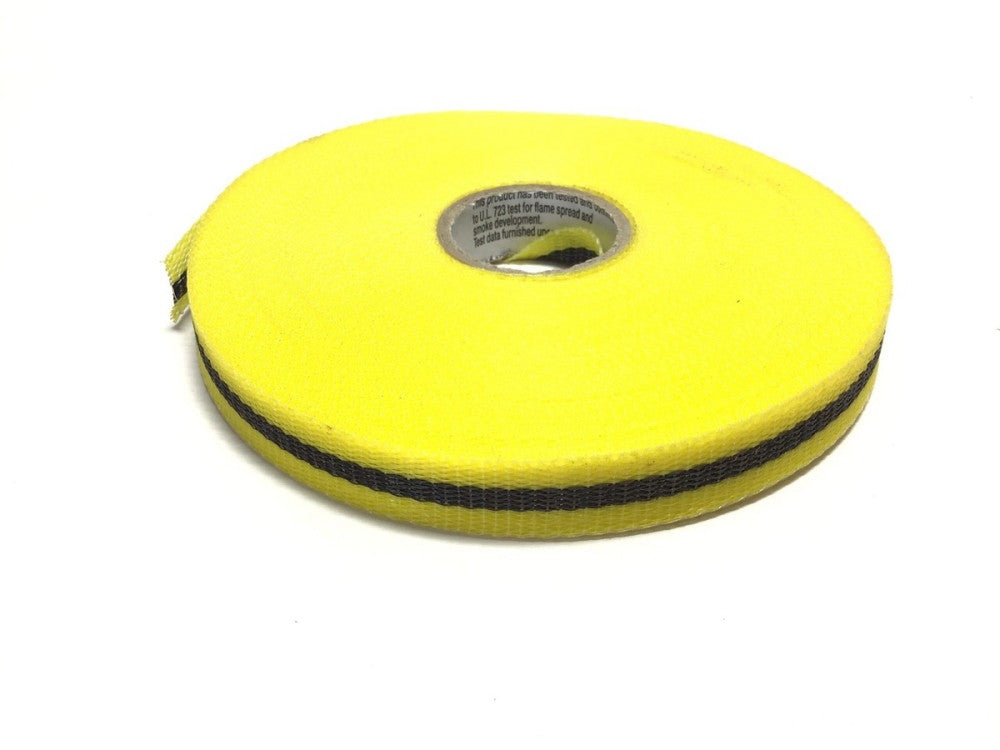 Woven Barricade Safety Tape Polypropylene Woven Yellow/Black Stripe