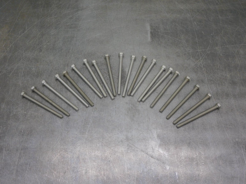 Stainless Steel SS 5/16-18x4" SAE Hex Head Cap Screw Bolt Fastener Lot of (20)