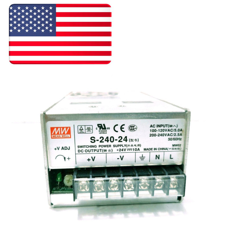 New In Box MEANWELL S-240-24 Switching Power Supply - US Stock