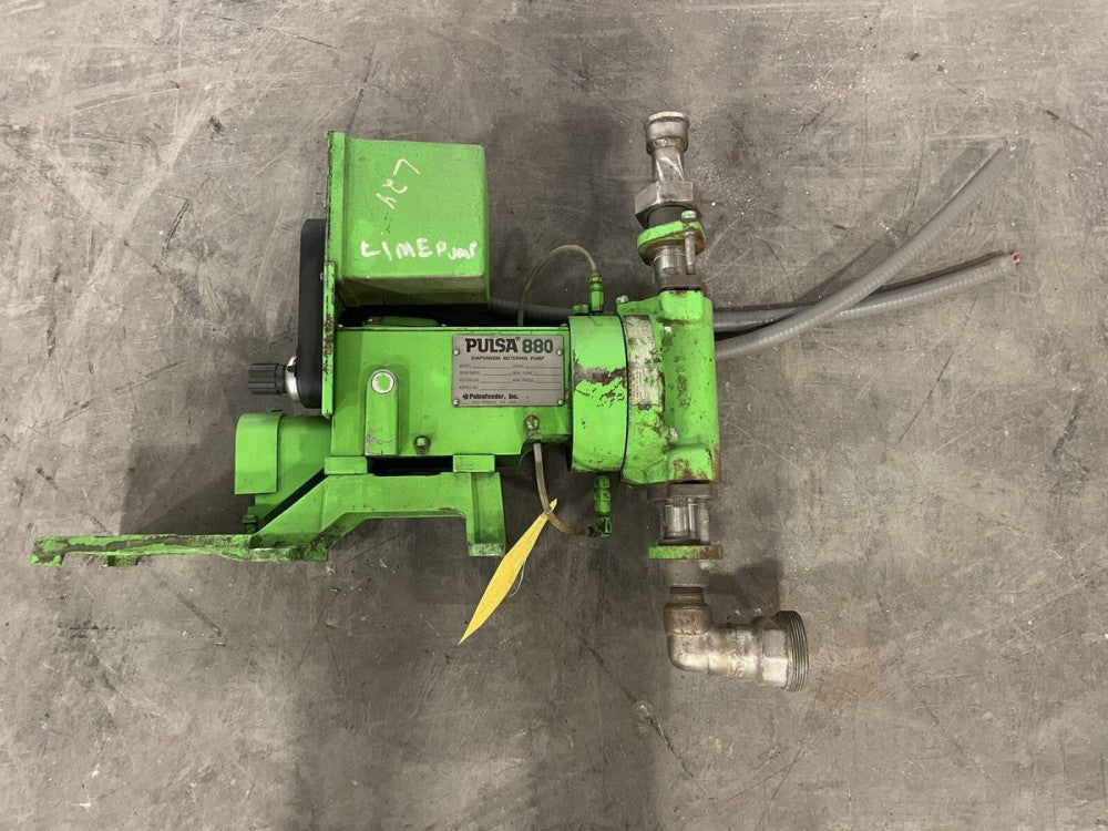 Pulsafeeder 880-S-AE Diaphragm Metering Pump 15:1 9.8gpm 100psi