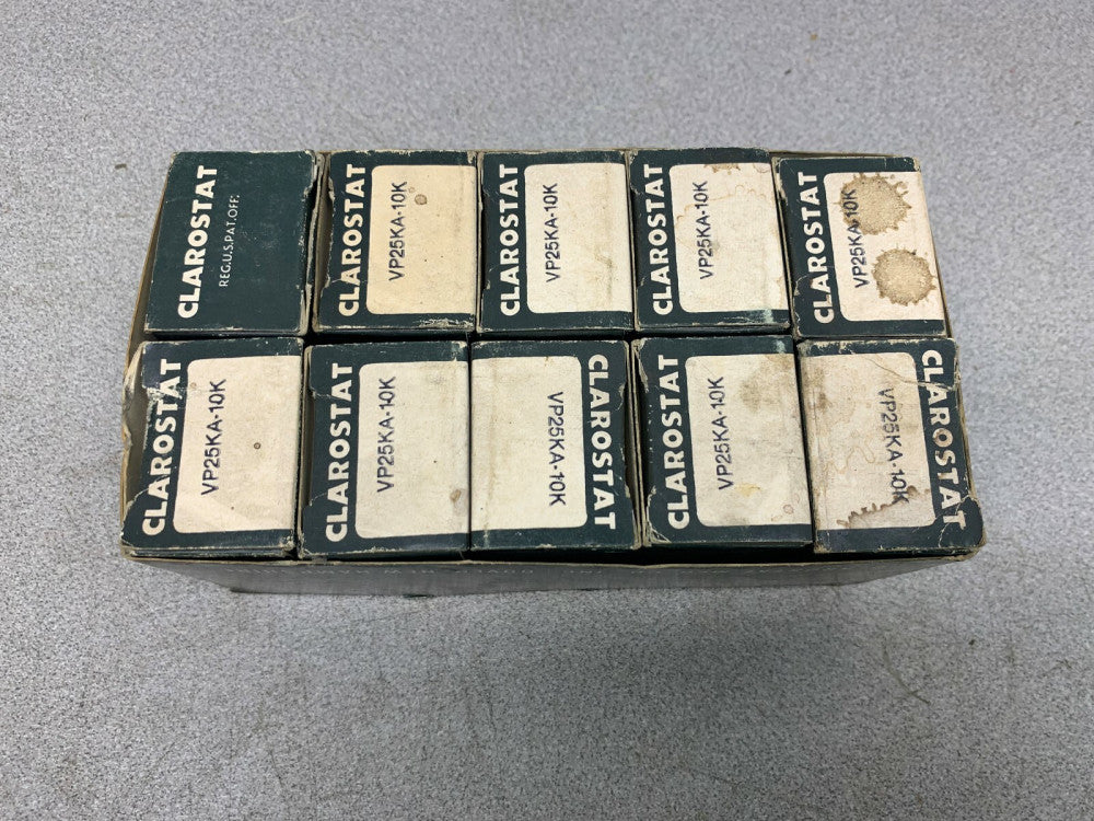 LOT OF 10 NEW IN BOX CLAROST RESISTOR VP25KA-10K