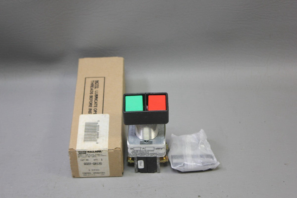 NEW KILLARK HAZARDOUS LOCATION DOUBLE PUSH BUTTON G022-GR12D