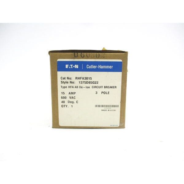EATON RHFA3015 600VAC 15A NSFS