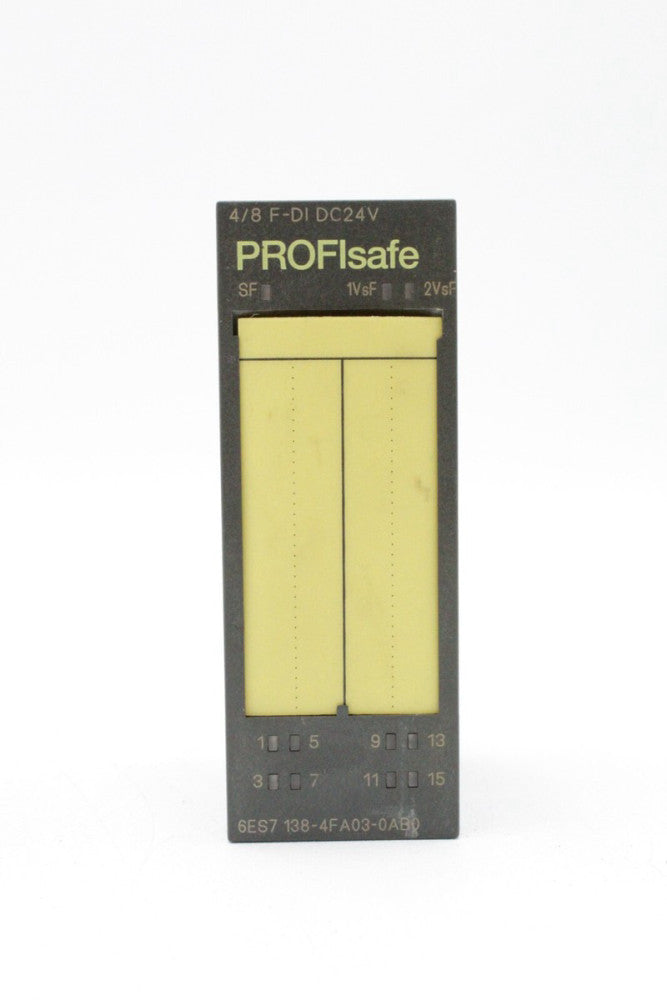 Siemens 6ES7 138-4FA03-0AB0 PROFIsafe Simatic S7 Digital Input Module
