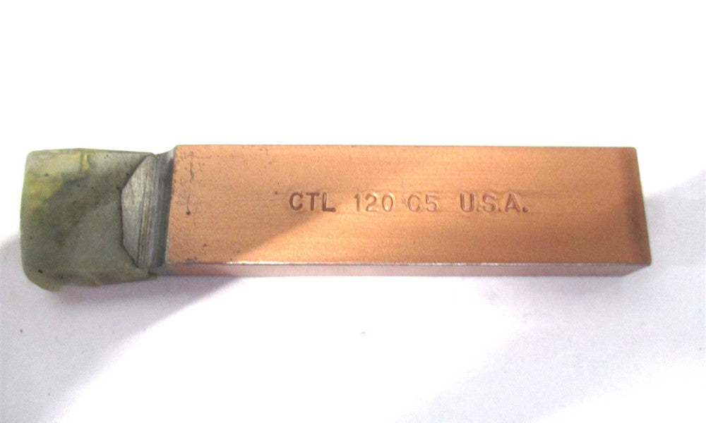 Made in USA (CTL-120) 1/2 x 5 C5 CTL LH Cutoff & Grooving Single Point Tool Bit
