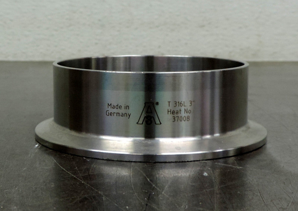Advanced Fittings Flange Adapter Fitting Stainless Steel 3" T 316L