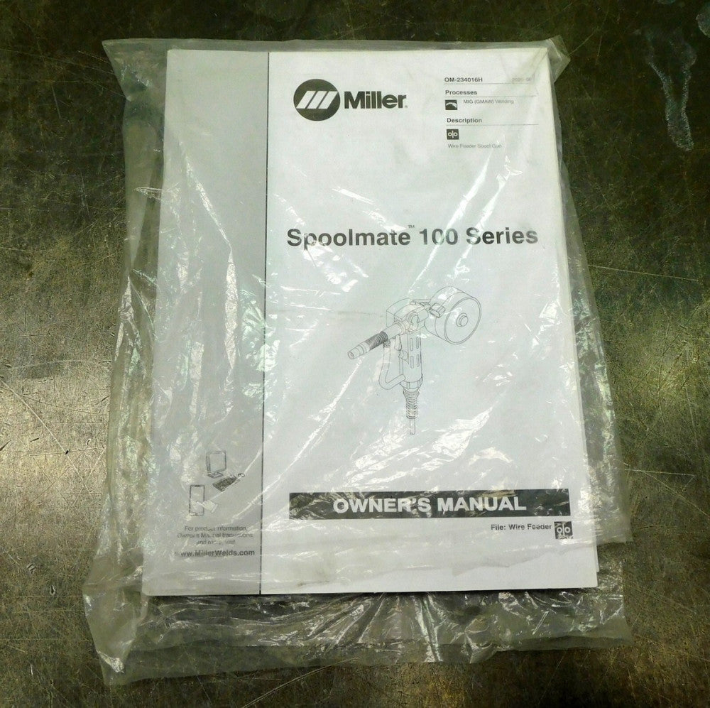 Miller Spoolmate 100 Series Owners Manual OM-234016H English & French