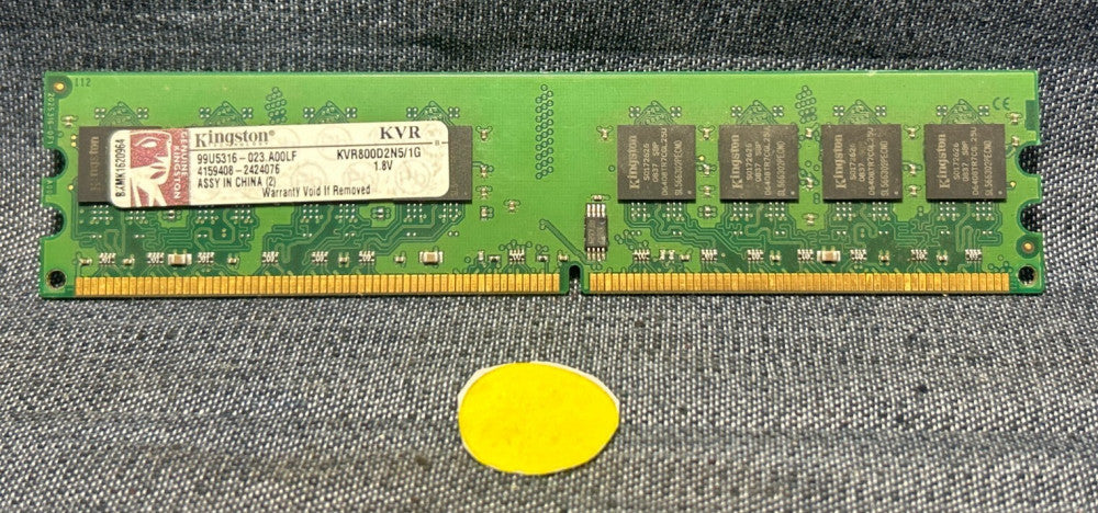 KINGSTON UNBUFFERED MEMORY MODULE 99U5316-023.A00LF  240 PIN