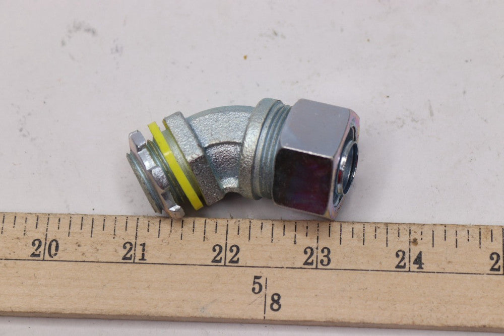 Conduit Compression Connector 45 Degree Elbow 1/2-In
