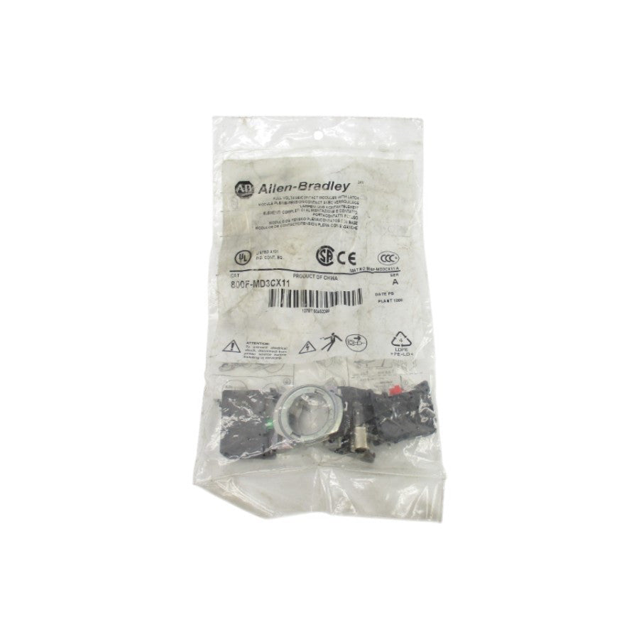 ALLEN BRADLEY 800F-MD3CX11 SER. A NSMP