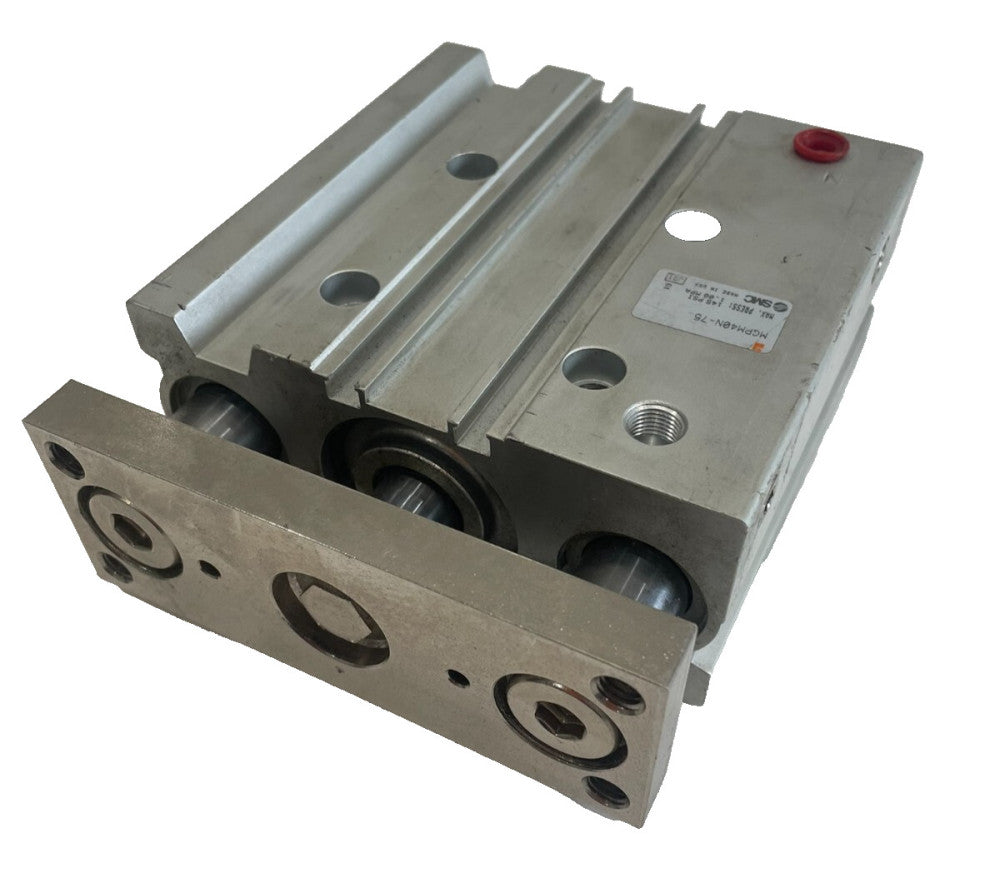 NEW SMC MGPM4ON-75 COMPACT GUIDE CYLINDER 145 PSI MGPM40N75