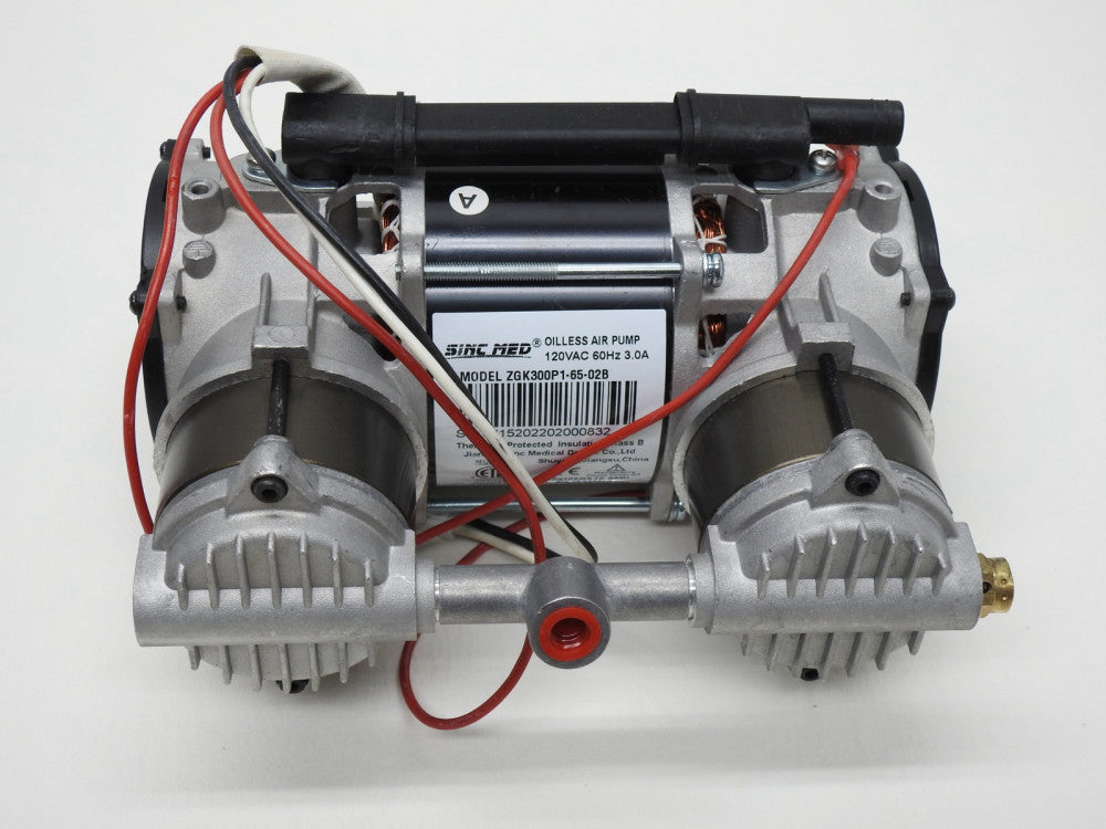 Sinc-Med Oilless Lab Diaphragm  Air Pump 120VAC 60Hz 3.0A ZGK300P1-65-02B - NEW!