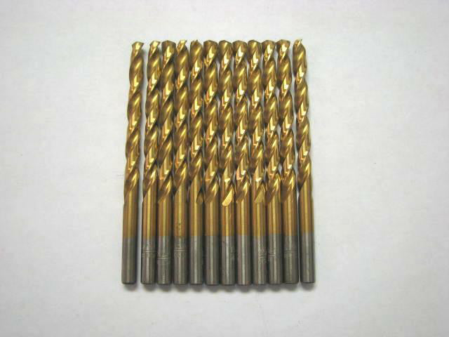 CLE-LINE (C07457) 15/64" x 2-5/8" x 3-7/8" HSS Force 5 Jobber Drill - Lot of 12 