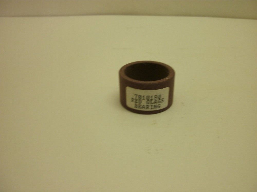 RED GLASS BEARING 7010180 BEARING/BUSHING 1-1/4" OD X 1" ID X 1/8" THICK NNB