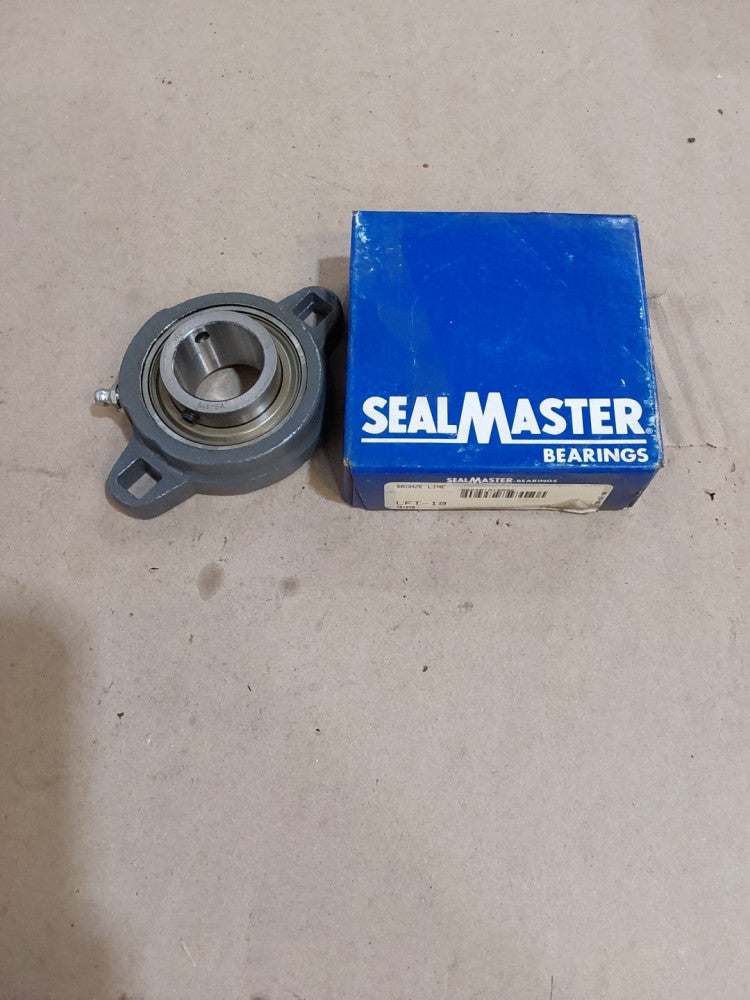 SEALMASTER LFT-19, 1-3/16"  2-Bolt Flange Bearing  * NEW *