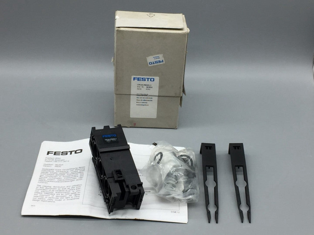 NEW FESTO CPE18-PRSEO-2 187832 MANIFOLD BLOCK 