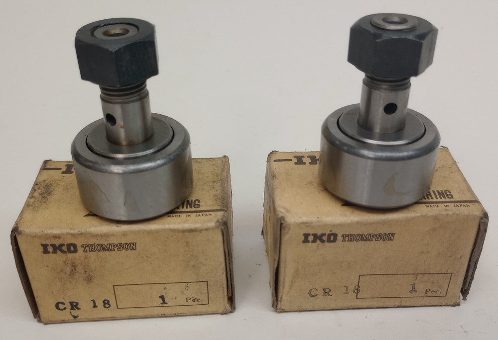 IKO CR 18 Cam Follower 1.1250in Roller Diameter 0.625in Roller Width (Pack of 2)