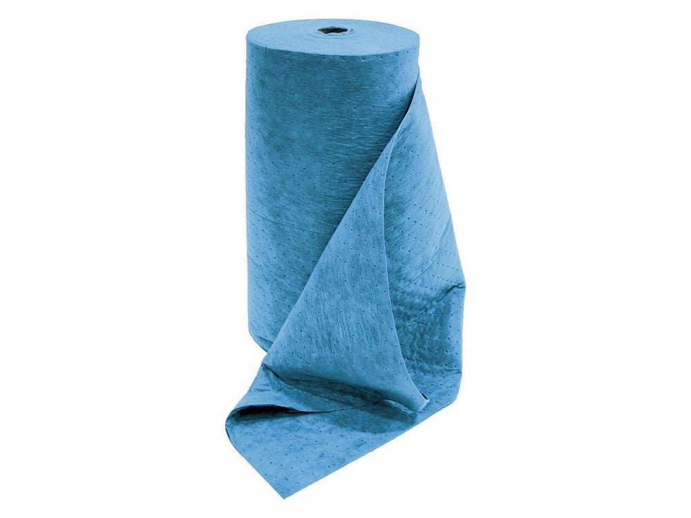 SPILFYTER 18463B Absorbent Roll, Absorbs 66 gal. Oil-Based Liquids, Blue