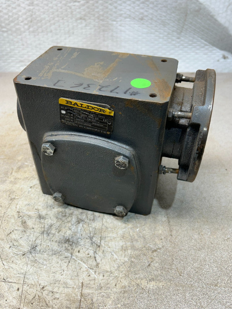 USED BALDOR GEAR REDUCER RATIO 30, HP .842, 1750RPM, F5-921G-30-80C-J