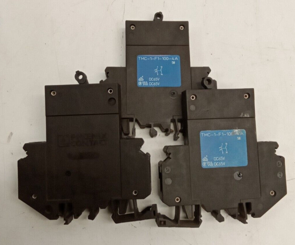 Phoenix Contact Circuit Breaker TMC-1-F1-100-4A (Lot of 3)