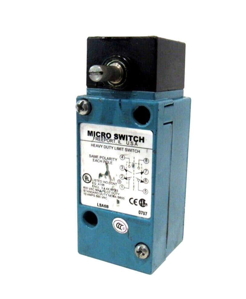 USED HONEYWELL MICROSWITCH LSA6B LIMIT SWITCH