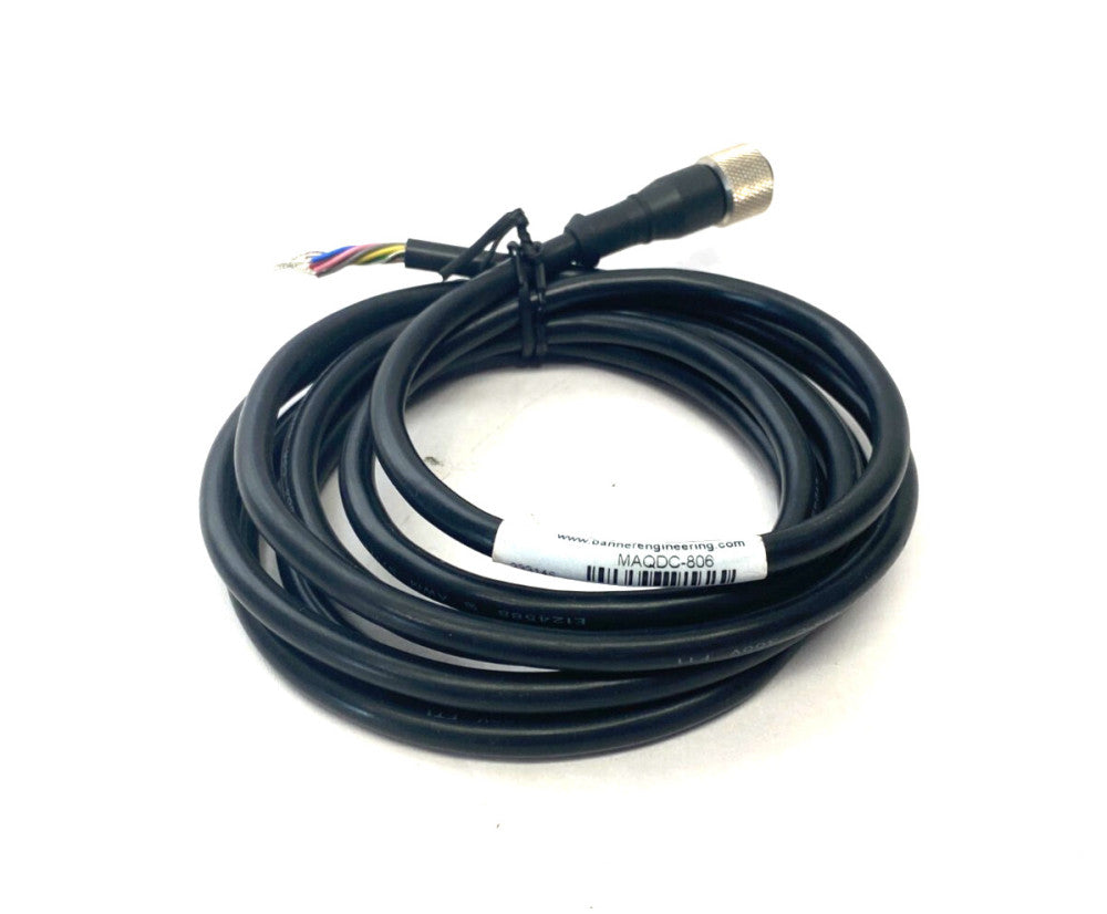 Banner Engineering MAQDC-806 Single Ended Cordset M12 8-Pin 72508