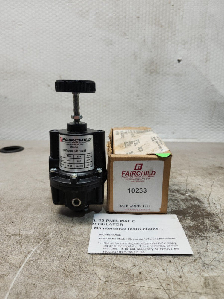 NEW IN BOX FAIRCHLD PRESSURE REGULATOR 10233