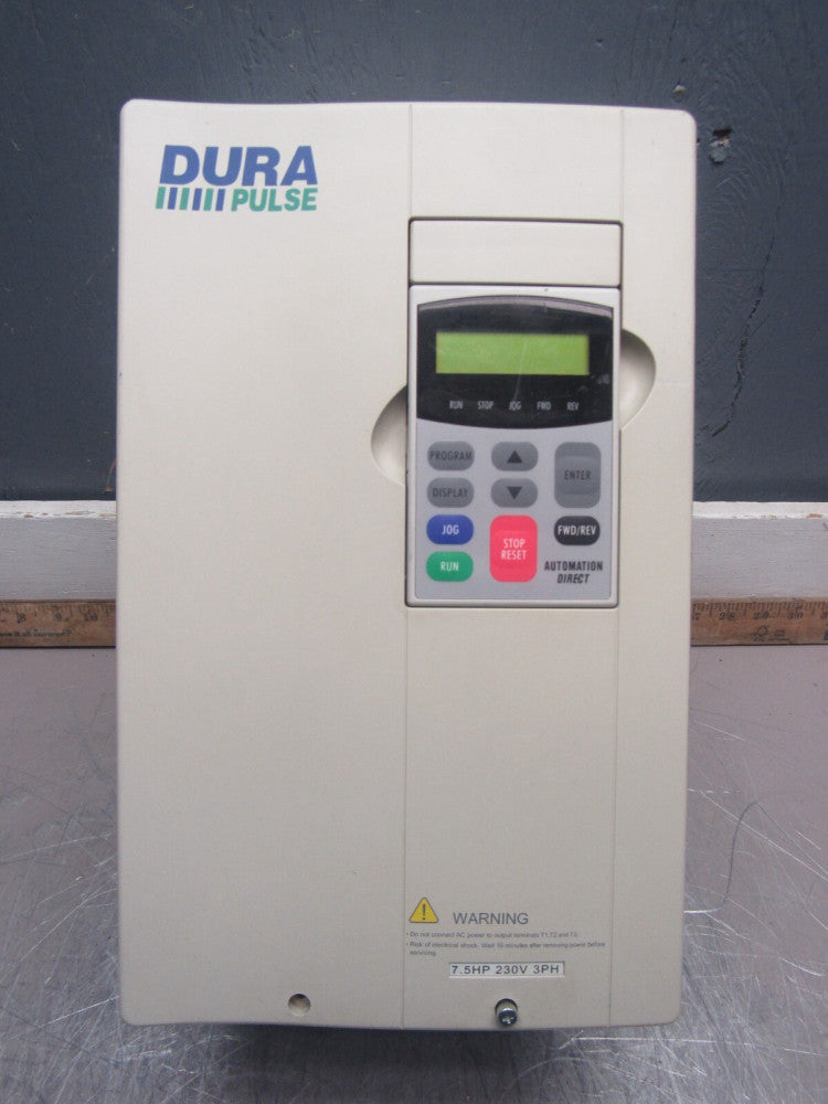 AUTOMATION DIRECT GS3-27P5 7.5HP DURA PULSE AC DRIVE 3PH 230V 25A XLNT TAKEOUT !
