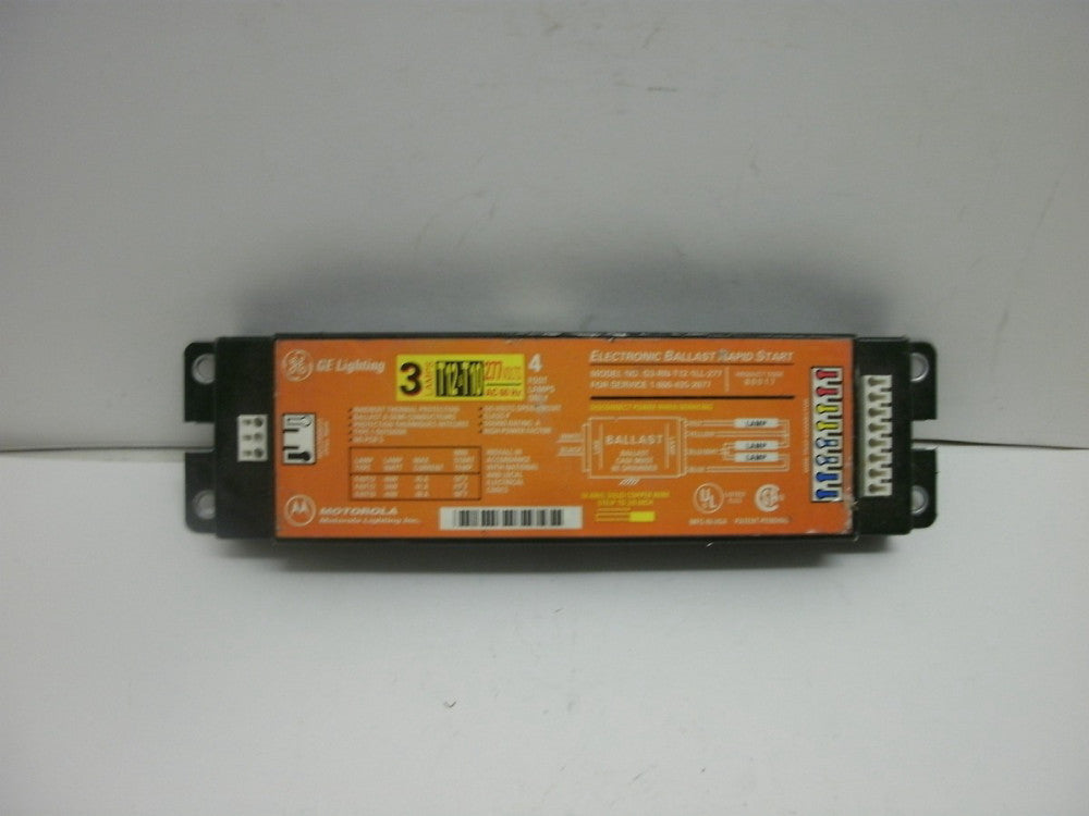 GE LIGHTING G3-RN-T12-1LL-277 ELECTRONIC BALLAST RAPID START T12 &T10 277V AC
