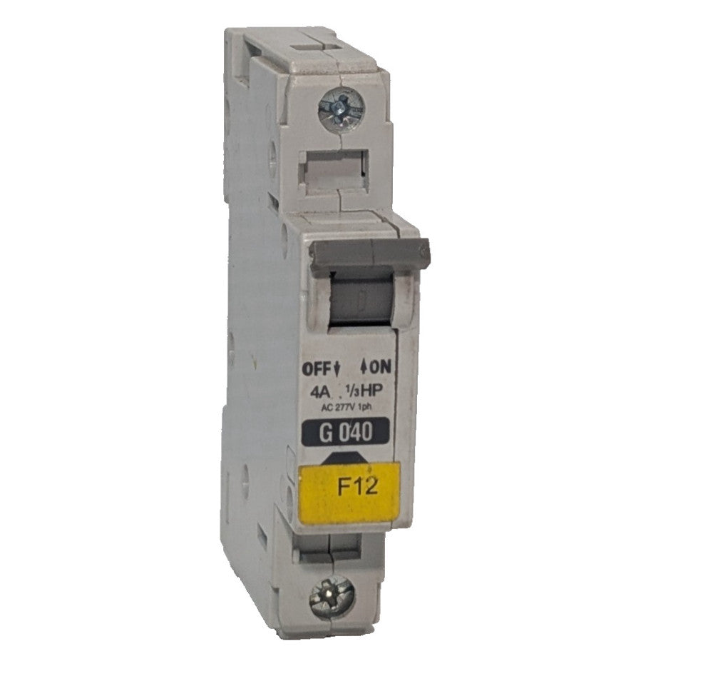 Allen-Bradley 1492-CB1 G-040 Supplementary Protector Circuit Breaker Ser C, 4A