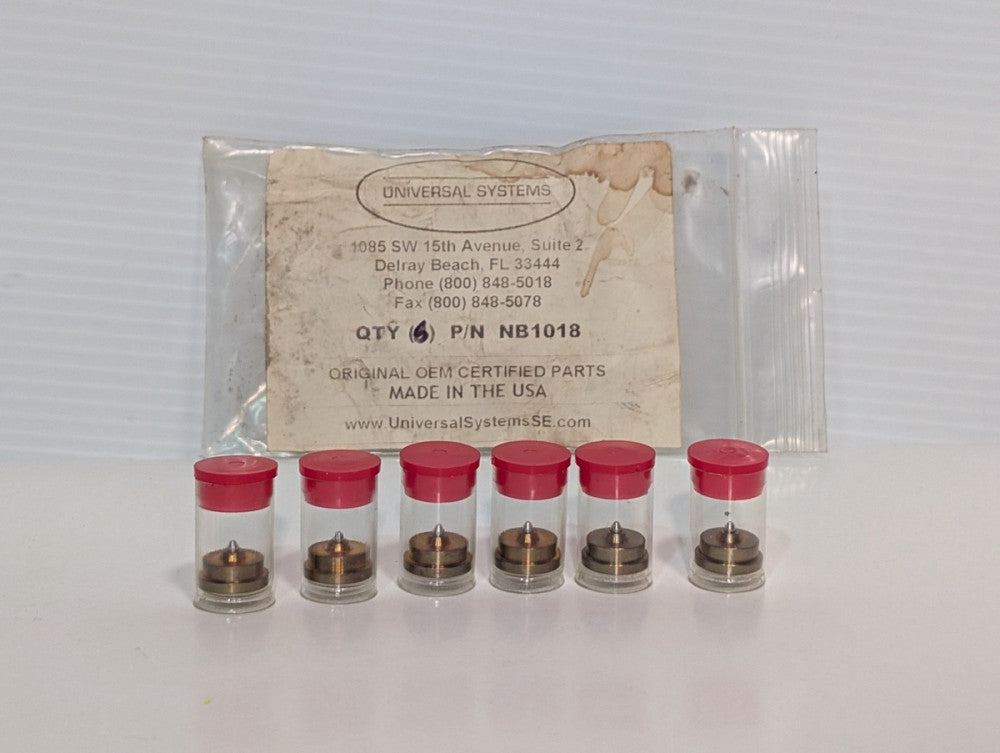 6 USSE NB1018 Probuilt H2O 1 Orifice Straight Nozzle .018 Diameter x .300L