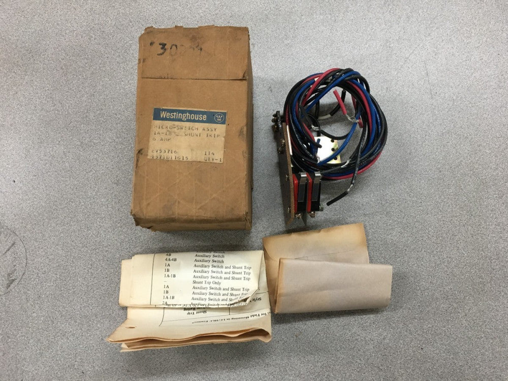 NEW IN BOX WESTINGHOUSE SHUNT TRIP ONLY FOR CIRCUIT BREAKER 1371D11G15