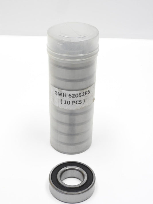 (Lot of 10) SMH 6205-2RS Premium Rubber Seal Ball Bearing 25x52x15 