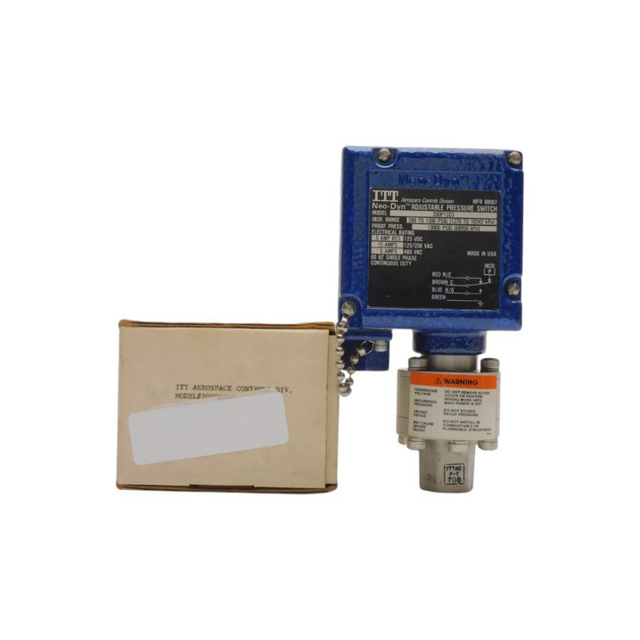 ITT 200P13C3 480VAC 15A 200-1500PSI NSMP