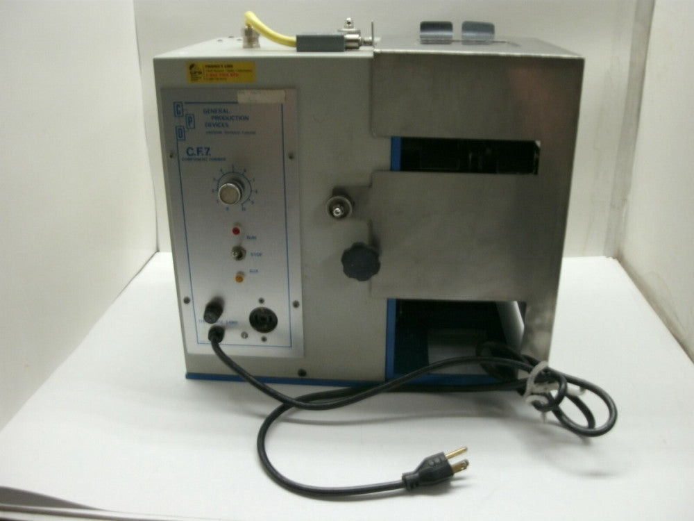 GENERAL PRODUCTION DEVICES C.F.7. COMPONENT FORMER 115V 60Hz 2AMP