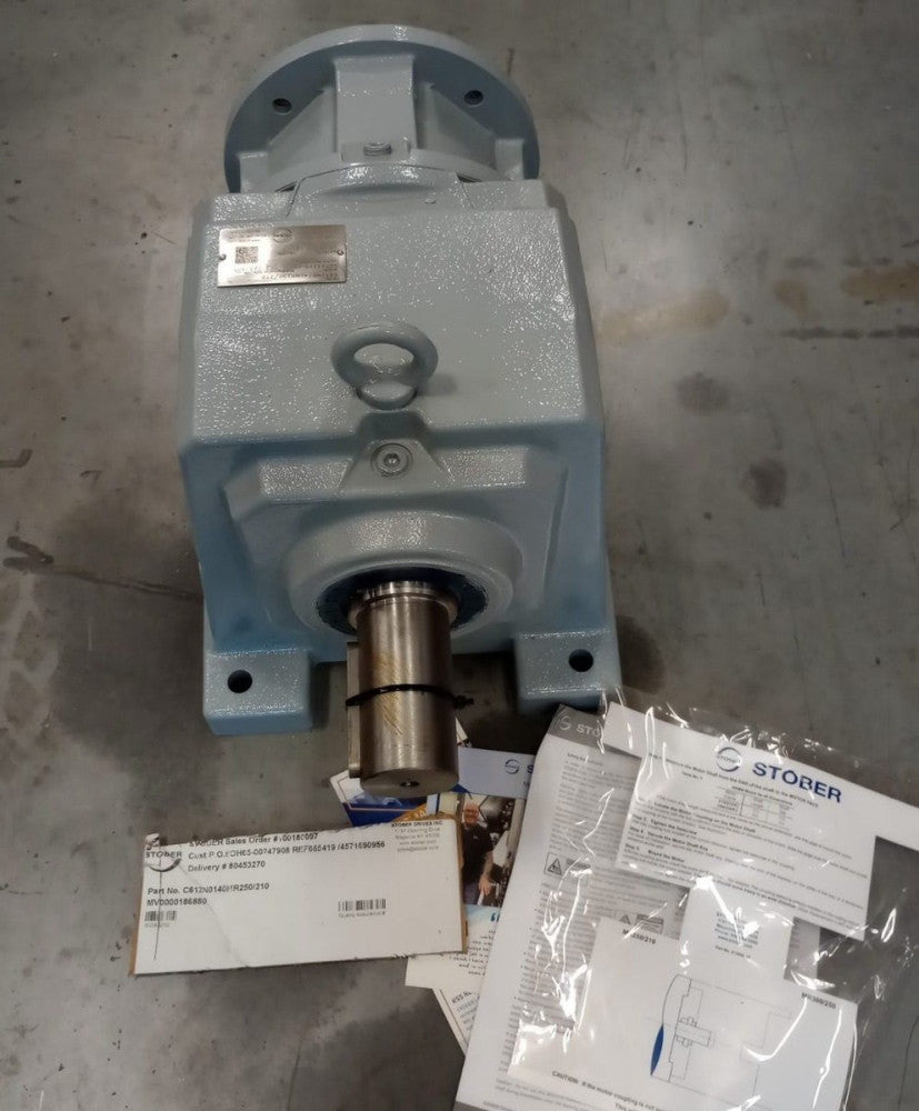 Stober C612N0140MR250/210 x 14.00 Gearbox 23.28hp 1735/124rpm Ratio 14:1