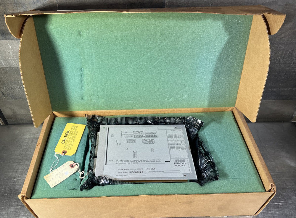 Nos Surplus Bently Nevada 3300/03-02-00 System Monitor Board