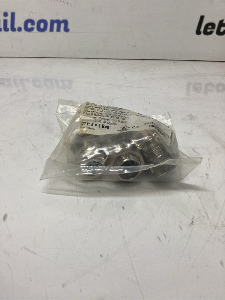 Bimed BNBC-03 BRASS INDUSTRIAL CABLE GLANDS 5PCS R-151