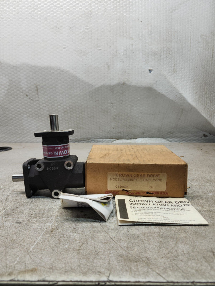 NEW IN BOX ZERO-MAX CROWN GEAR DRIVE C156806