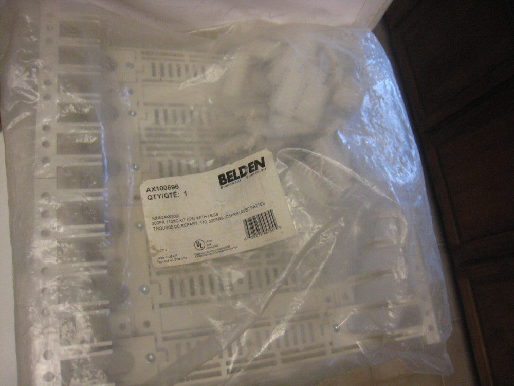 New Belden AX100696 110 Cross-Connect Kit 300-pair with 5-pair Connecting Blocks