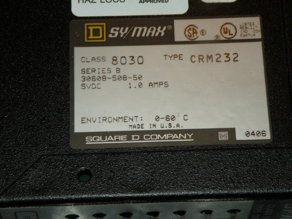 Square D 8030 CRM232 SY MAX Module 