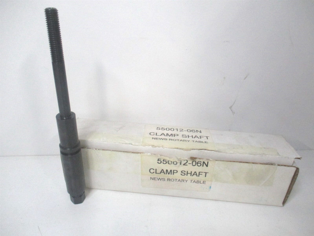 (550012-06N) 5/8" x 7-3/4" OAL News Rotary Table Clamp Shaft 