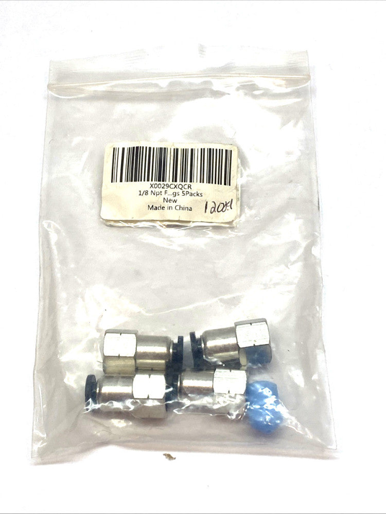 Festo 183741 Push To Connect 1/4" OD X 1/8" LOT OF 4